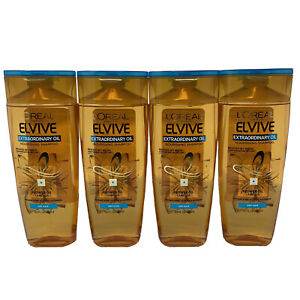 4x L'Oréal Paris ELVIVE Extraordinary Oil Dry  Nourishing Shampoo 12.6 Oz 4 Pack