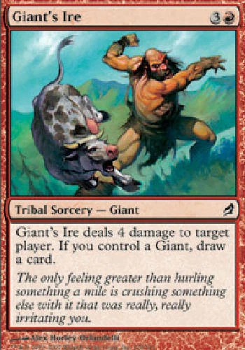 GIANT'S IRE X4 4 4X Lorwyn MTG Magic the Gathering Cards DJMagic - Image 1 of 1