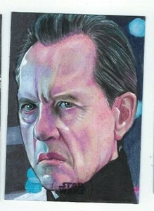 2020 Star Wars Chrome Perspectives sketch Lloyd Mills (b) - Picture 1 of 1