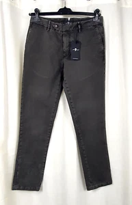 7 For All Mankind Tailored Slim Chino American Dark Grey 31R CS7 VV 03 - Picture 1 of 11