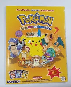 Libro de soluciones POKÉMON ROJO AZUL AMARILLO GameBoy asesor de juegos edición GB Classic rojo - Imagen 1 de 13