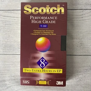 SCOTCH Performance High Grade PHG T-160 VHS TAPE NEW SEALED 8+ Hours - Picture 1 of 4