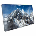 Himalayan mountains blue skies over mount Everest Ready to Hang Wall Art Print
