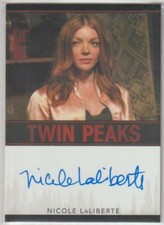 TWIN PEAKS 2018 AUTOGRAPH AUTO CARD NICOLE LaLIBERTE SIGNED DARYA