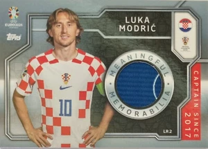Tarjetas coleccionables Topps UEFA EURO 2024 Match Attax - Reliquia LR 2 Luka Modric V2 - Imagen 1 de 1