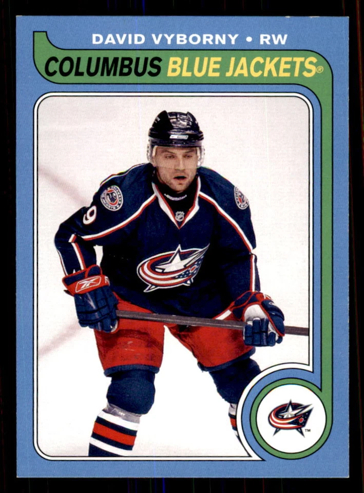 2008-09 O-Pee-Chee 1979-80 Retro #250 David Vyborny Columbus Blue Jackets - Image 1 of 2