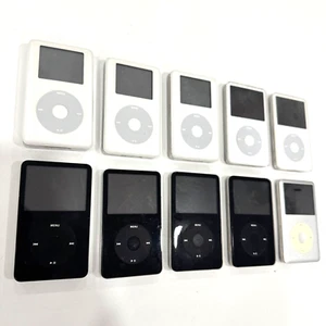 Lot of 10 Retro Apple iPods– For Parts/Repair - 80, 60, 40, 30x5, 20x2 - Picture 1 of 6