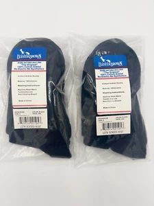 Buster Brown 100% Cotton Anklet Socks 6 Pairs Black White No Elastic Sz Opt - Picture 1 of 18