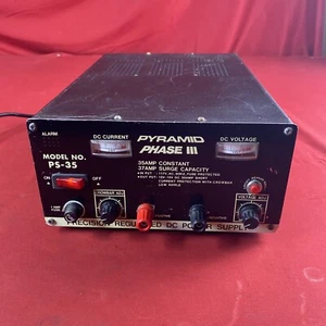 Pyramid Phase III (Model PS-35) Precision Regulated DC Power Supply - Untested! - Zdjęcie 1 z 10