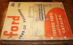 1949 50 1951 1952 53 1954 Ford Chassis Parts Manual Crestline Victoria Sunliner - Picture 1 of 3