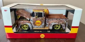 Nuovo M2 Machines 1/24 guscio 1956 Ford F-100 pickup camion CHASE oro 1/750 R126 - Foto 1 di 5