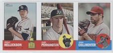 2012 Topps Heritage Boxloader Ad Panel Jeremy Hellickson Cliff Pennington #HPC