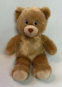 Build a Bear braun/hellbraun 15 Zoll Teddybär BAB Pfotenaufnäher & Aufnäher Augen 2019 gebraucht, in einwandfreiem Zustand - Bild 1 von 6
