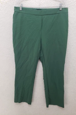 Pantalones de mujer Nicole Miller New York grandes verdes mezcla de nailon calzas Foto 1 de 4