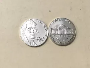 2017 S UNZIRKULIERT VERBESSERT JEFFERSON NICKEL 225 JAHRESTAG. SCHÖNE MÜNZE! - Bild 1 von 1