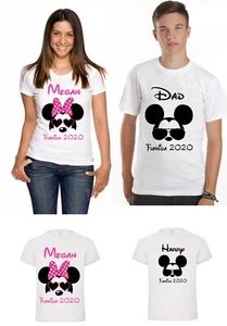 minnie mickey florida 2025 /  hearts personalised disney paris adults kids dt883 - Picture 1 of 1