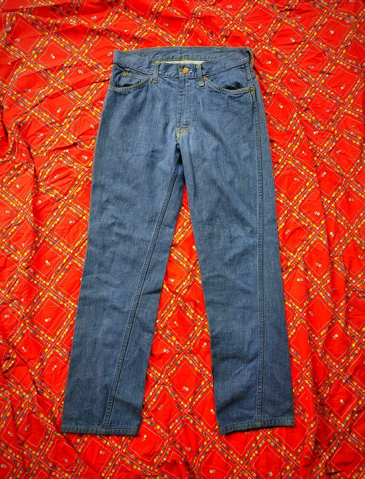 Vtg 1960s ROEBUCKS 12GA Rockabilly Country Western Workwear Denim Jeans Sz 31 - Image 1 of 4