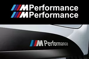 2 Stickers Autocollants M Performance compatible pour BMW taille au choix - Zdjęcie 1 z 2