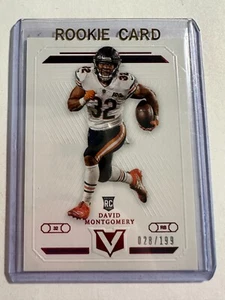 K80,128 - 2019 Panini Vertex Red #6 David Montgomery #/199 - Picture 1 of 1