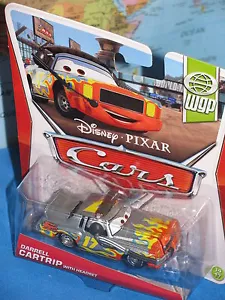 DISNEY PIXAR CARS DARRELL CARTRIP with HEADSET #14/17 WGP ***BRAND NEW & RARE*** - Picture 1 of 6