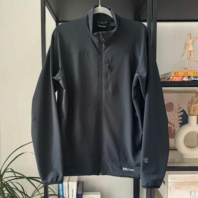 Marmot Men’s M3 Black Softshell Full Zip Windproof Water-Repellent Jacket XL - Image 1 of 4