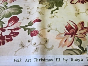 F5625, Moda, Robyn Randolph, Folk Art Christmas, 1 yard, - Picture 1 of 2