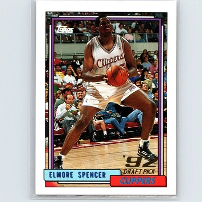 1992-93 Topps - Elmore Spencer #300 (RC) - Los Angels Clippers - Image 1 of 2
