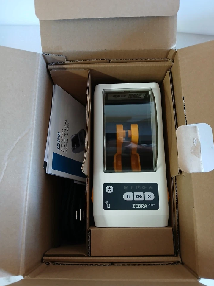 Zebra ZD411 Thermal Label Printer ZD4AH22-D01W01EZ w/WiFi module installed