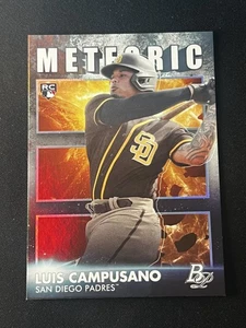 2021 Bowman Platinum #MET-12 Luis Campusano Meteoric - Picture 1 of 2