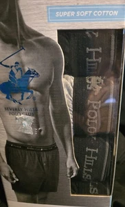 New Mens Beverly Hills POLO Club Soft Knit Boxers 4 PACK Size M Underwear  - Picture 1 of 6