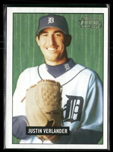 2005 Bowman Heritage #220 Justin Verlander - Picture 1 of 2