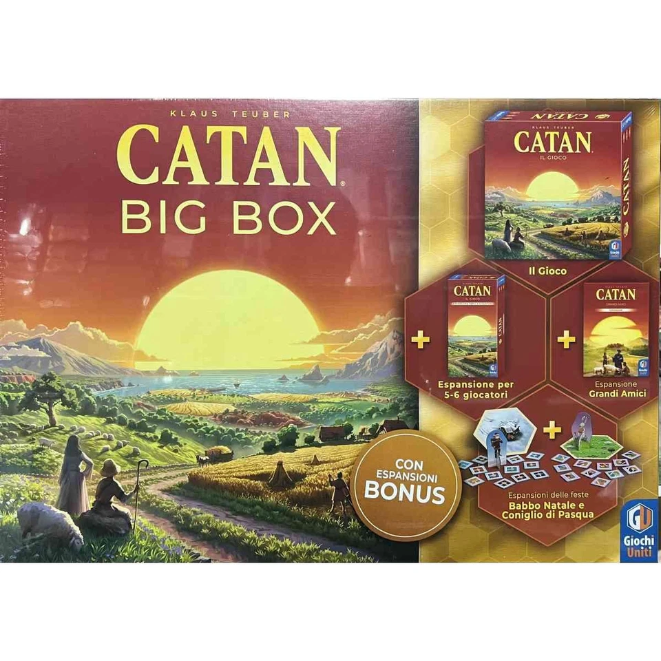 Les Colons de Catan: Big Box Jeu de Plateau (Nouvelle Édition Bonus) ITALIEN - Photo 1/1