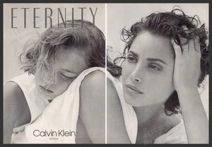 Calvin Klein 1990s Print Advertisement (2 pages) 1990 Eternity (Not the perfume) - Picture 1 of 1