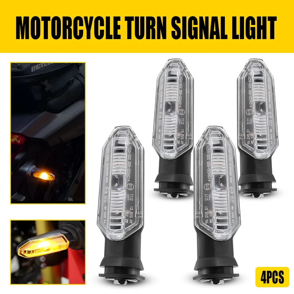 4X Indicadores delanteros/traseros intermitentes intermitentes para HONDA CB 500X 2013-2018 Foto 1 de 4