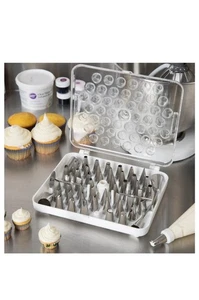 Juego de decoración de punta de tubería de acero inoxidable Ateco 783 55 piezas - Imagen 1 de 4