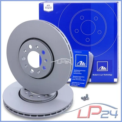 2X ATE DISQUE FREIN VENTILÉ AVANT Ø288 POUR VW POLO 6R 9N - Photo 1/4