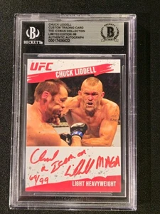 2024 Chuck Liddell Signed LE #69/99 UFC Round 2 Inscribed MAGA BGS Authentic 🔥 - Picture 1 of 4