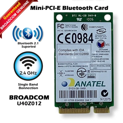 Scheda wireless Dell Latitude E5400 E6400 Precision M2400 P560G M960G BCM92046 - Immagine 1 di 4