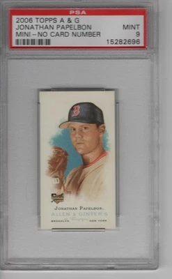 2006 TOPPS ALLEN & GINTER MINI - NO CARD NUMBER JONATHAN PAPELBON   PSA 9 - Image 1 of 2
