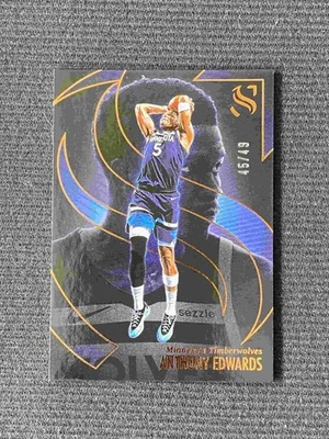 Anthony Edwards 2024-25 Panini Silhouette Basketball 45/49 #44 - Image 1 of 2