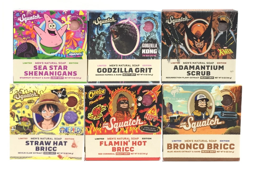 (2 PACK) Jabón Natural Dr. Squatch Hombre, 5 OZ (ELIGE VARIACIÓN) Foto 1 de 1