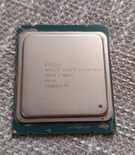 Processador Intel Xeon E5-2687WV2 3.40GHz 25M LGA2011 CPU 2687W V2 E5-2687WV2 - Imagem 1 de 1