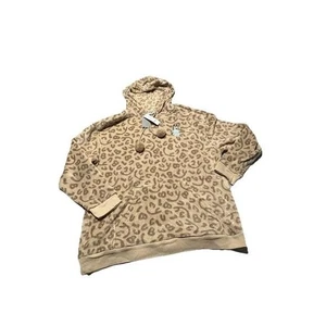 Women's Bluey Print Pullover Graphic Hoodie Sweatshirt - Tan Size 1X - Picture 1 of 7