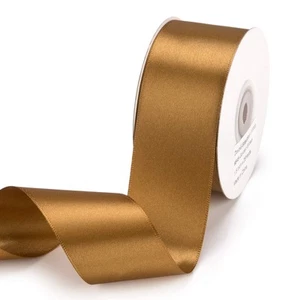 Double Faced Satin Ribbon 1.5Inchx25 Yards Double Sided Solid Polyester Ribbo... - Picture 1 of 7