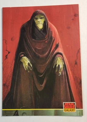 Tarjeta Star Wars Galaxy 1994 #179 serie 2 Topps The Emperor Paptine casi nueva Foto 1 de 4