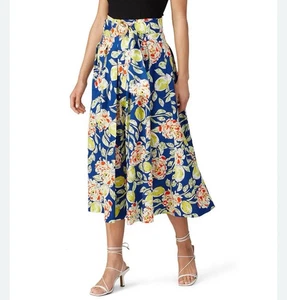 Hunter Bell New York Alexis Rock 6 Zitrone Blumen Freizeit A-Linie Anthropologie - Bild 1 von 7