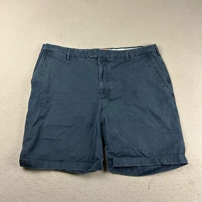 Peter Millar 短裤男式 40 蓝色皮马棉平前斜纹布轻便 — 第 1/4 张图片