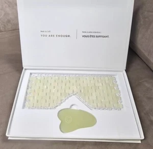 Monat Jade Augenmaske & Gua Sha 2 Zubehör Neu im Karton Set - Bild 1 von 5