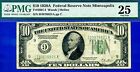 1928A $10 Federal Reserve Note Pmg 25 Minneapolis Fr 2001-I