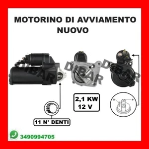 MOTORINO DI AVVIAMENTO NUOVO OPEL MOVANO-VIVARO 1.9 DTI-DI DAL 01 M001T85682 88 - Bild 1 von 2